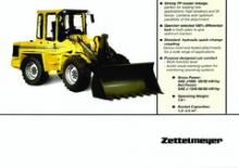 Gumikerekes homlokrakodók Zettelmeyer ZL 1002 Si