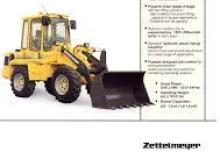 Gumikerekes homlokrakodók Zettelmeyer ZL 602 SL