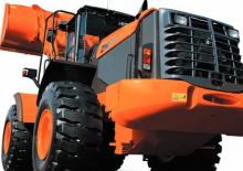 Gumikerekes homlokrakodók Hitachi ZW310