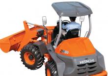 Gumikerekes homlokrakodók Hitachi ZW80