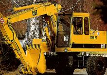 Gumikerekes kotrók Caterpillar 206B