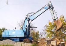 Gumikerekes kotrók Fuchs 714 M
