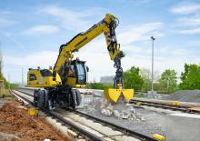 Gumikerekes kotrók Liebherr A 924 Rail Litronic