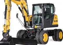 Gumikerekes kotrók Yanmar B75W