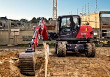 Gumikerekes kotrók Yanmar B95W Zirkular 