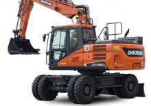 Gumikerekes kotrók Doosan DX160W-5