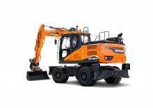 Gumikerekes kotrók Doosan DX160W-7