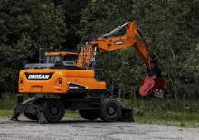 Gumikerekes kotrók Doosan DX210W-5B