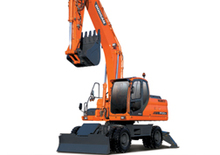 Gumikerekes kotrók Doosan DX210W