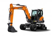 Gumikerekes kotrók Doosan DX57W-7