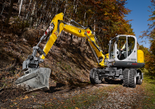 Gumikerekes kotrók Wacker Neuson EW 100