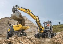 Gumikerekes kotrók Wacker Neuson EW 100