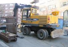 Gumikerekes kotrók Akerman-Volvo EW 200