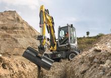 Gumikerekes kotrók Wacker Neuson EW 65