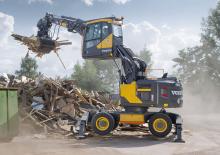 Gumikerekes kotrók Volvo EW160E