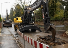 Gumikerekes kotrók Volvo EW230C