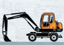 Gumikerekes kotrók Volvo EW55