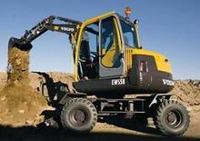 Gumikerekes kotrók Volvo EW70