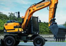Gumikerekes kotrók Hyundai HW140