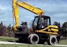 Gumikerekes kotrók JCB JS 145 W
