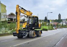 Gumikerekes kotrók JCB JS145W
