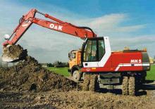 Gumikerekes kotrók O&K MH 5