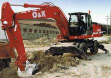 Gumikerekes kotrók O&K MH 6 HD