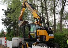 Gumikerekes kotrók Hydrema MX 18 G