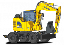 Gumikerekes kotrók Komatsu PW138MR-11E0
