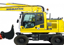 Gumikerekes kotrók Komatsu PW148-10 