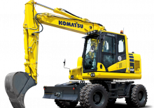 Gumikerekes kotrók Komatsu PW148-11E0