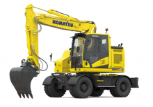 Gumikerekes kotrók Komatsu PW168-11E1
