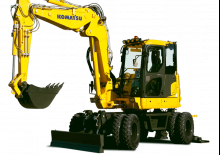 Gumikerekes kotrók Komatsu PW98MR-10