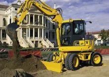Gumikerekes kotrók Komatsu PW98MR-6