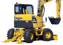 Gumikerekes kotrók Komatsu PW98MR-8