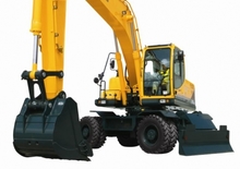 Gumikerekes kotrók Hyundai R 210 W 9
