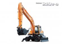 Gumikerekes kotrók Hyundai R210W-9