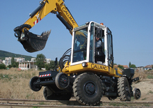 Gumikerekes kotrók Gallmac RMW 115