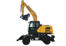Gumikerekes kotrók Shantui SW210