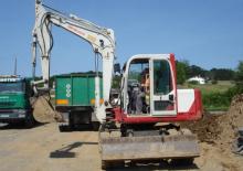 Gumikerekes kotrók Takeuchi TB 070 W