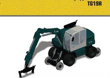 Gumikerekes kotrók Gallmac TG 19 R