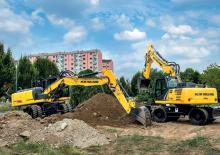 Gumikerekes kotrók New Holland WE 170 Compact