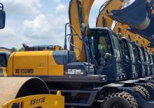 Gumikerekes kotrók XCMG XE155WD