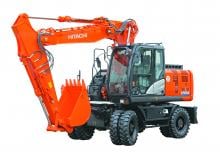 Gumikerekes kotrók Hitachi ZX170W-6