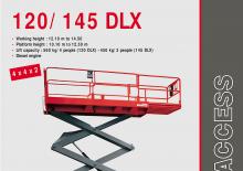 Gumikerekes ollós személyemelők Manitou 120 DLX