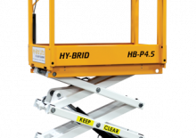 Gumikerekes ollós személyemelők Custom Equipment HB-P4.5