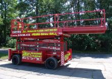 Gumikerekes ollós személyemelők Holland-Lift HL-220 D25 4WD/P/N