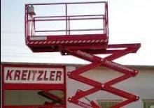 Gumikerekes ollós személyemelők Kreitzler KIB 12/107