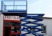 Gumikerekes ollós személyemelők Kreitzler KIB 12/162