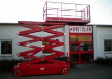 Gumikerekes ollós személyemelők Kreitzler KIB 12/195